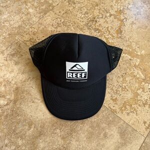 Reef Black Mesh Trucker Hat